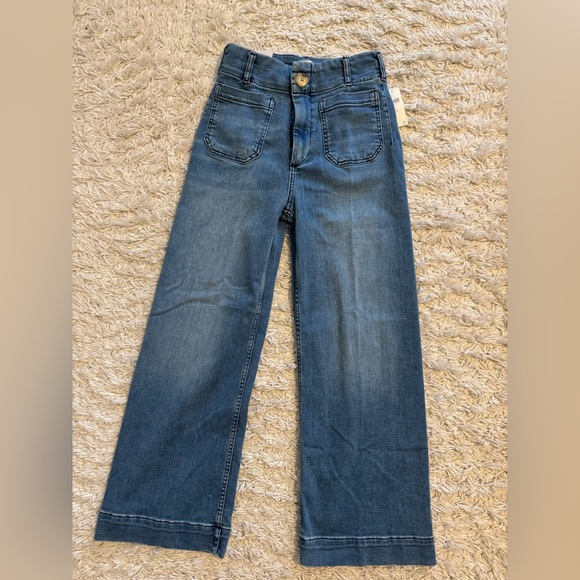 NWT The Colette Crop High-Rise Wide-Leg Jeans by Maeve, Size 26 - Picture 5 of 9